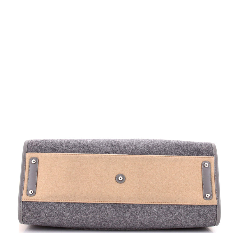 Chanel Deauville Tote Wool Felt Large