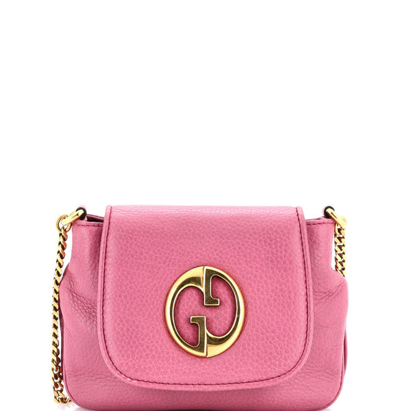 Gucci Chain Shoulder Bag Leather Small