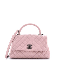 Chanel Coco Top Handle Bag Quilted