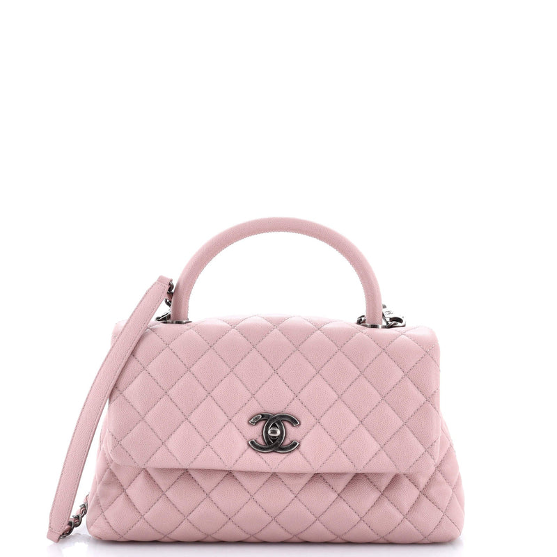 Chanel Coco Top Handle Bag Quilted