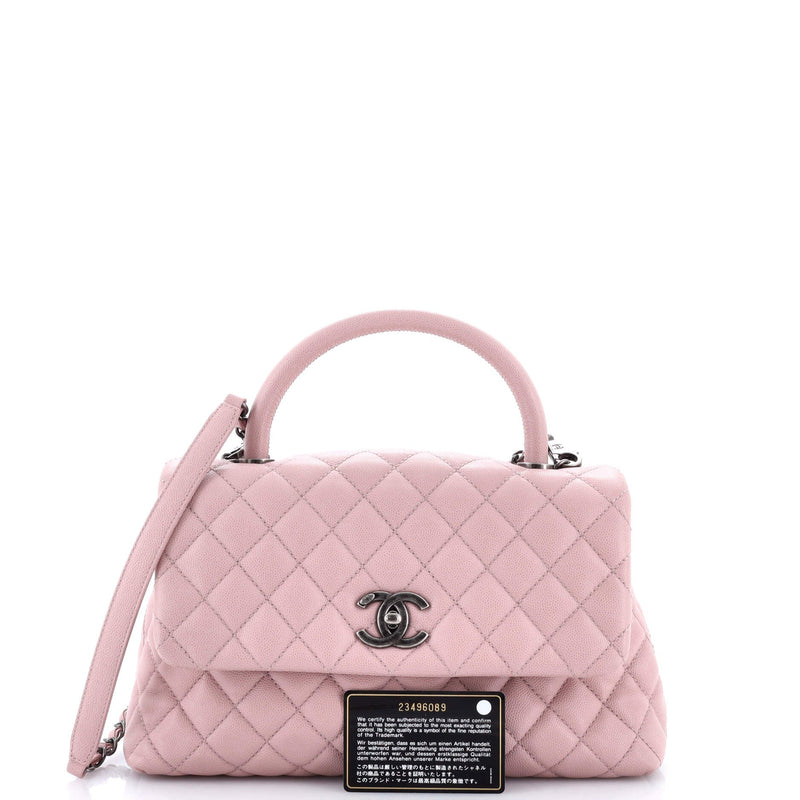 Chanel Coco Top Handle Bag Quilted