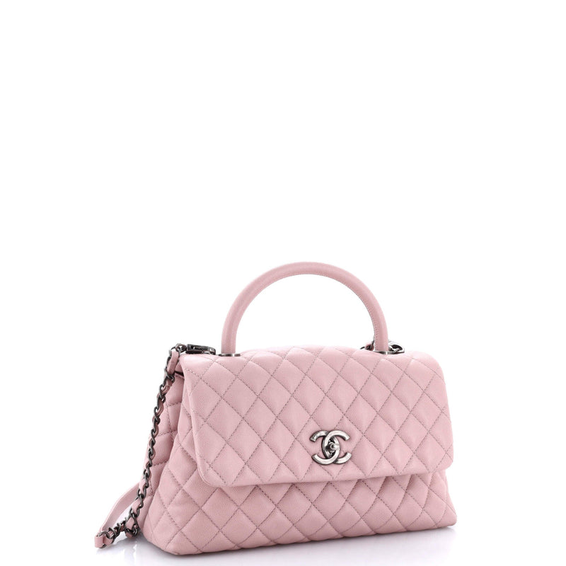 Chanel Coco Top Handle Bag Quilted