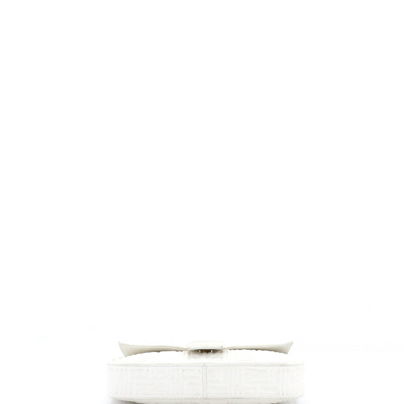 Fendi Baguette Bag Logo Embossed Leather