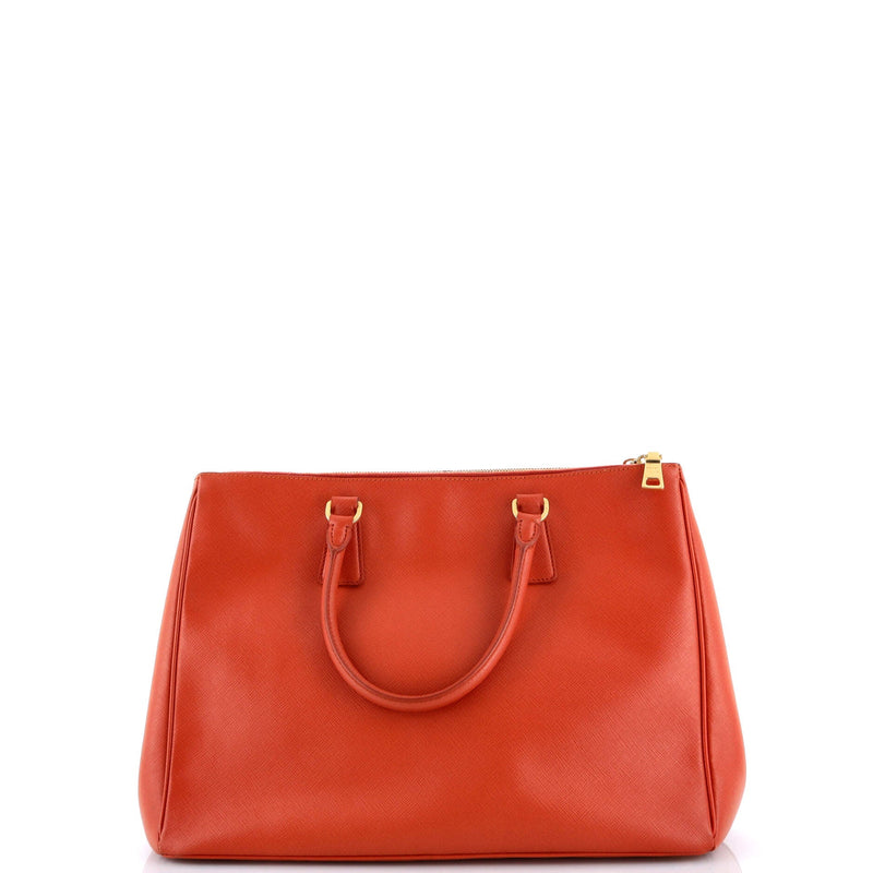 Prada Double Zip Lux Tote Saffiano