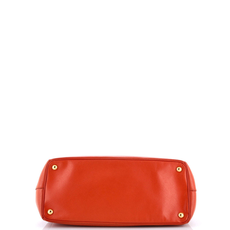 Prada Double Zip Lux Tote Saffiano