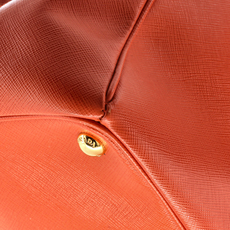 Prada Double Zip Lux Tote Saffiano