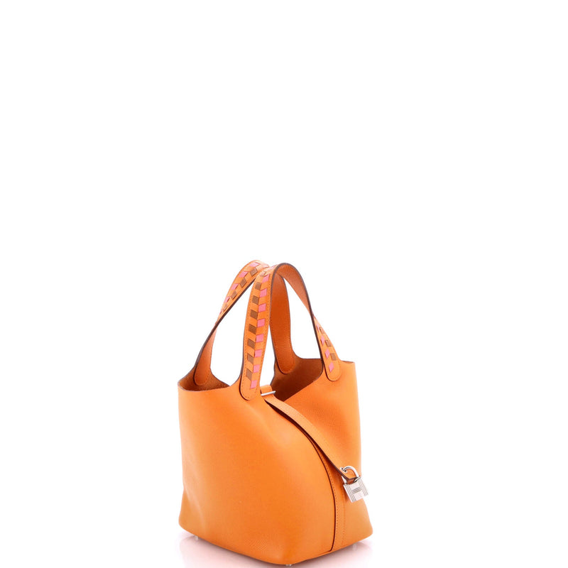 Hermes Picotin Lock Bag Tressage Epsom