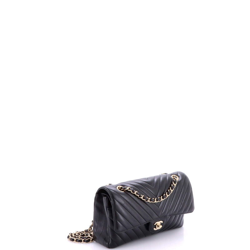 Chanel Classic Double Flap Bag Chevron