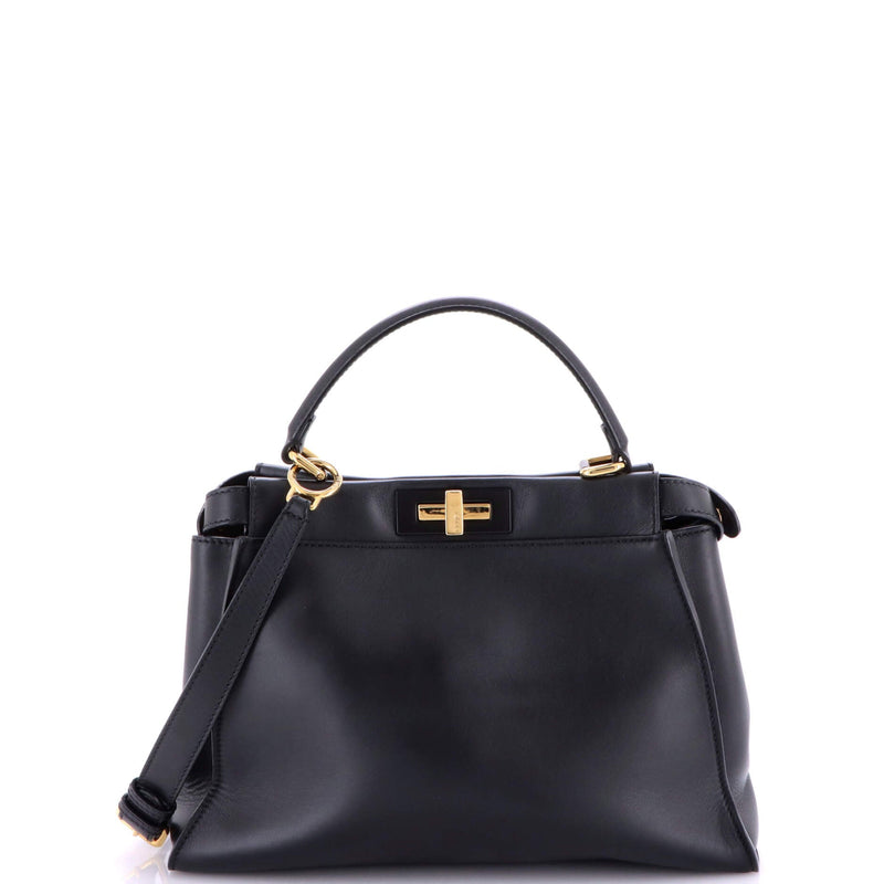 Fendi Monster Peekaboo Bag Leather