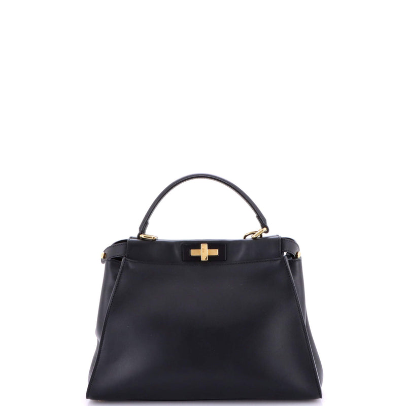 Fendi Monster Peekaboo Bag Leather