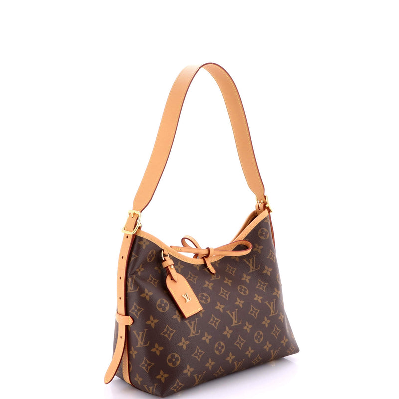 Louis Vuitton Carryall Hobo Canvas Pm
