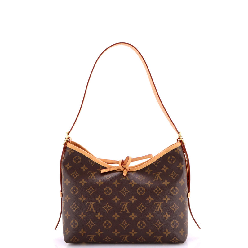 Louis Vuitton Carryall Hobo Canvas Pm
