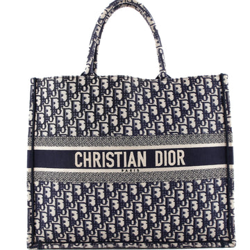 Christian Dior Book Tote Oblique Canvas