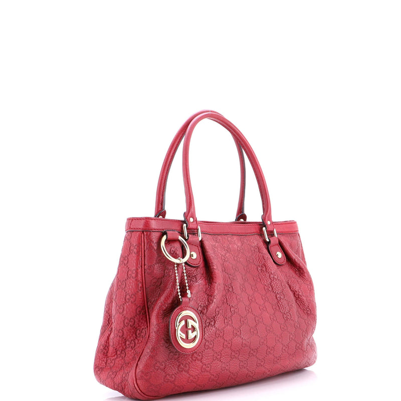 Sukey Top Handle Tote Guccissima Leather