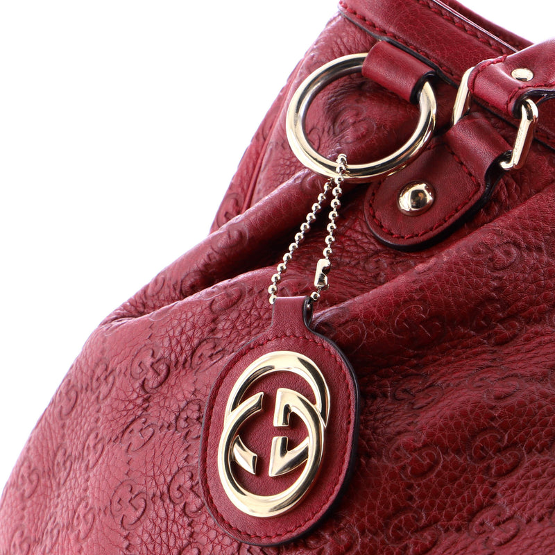 Sukey Top Handle Tote Guccissima Leather
