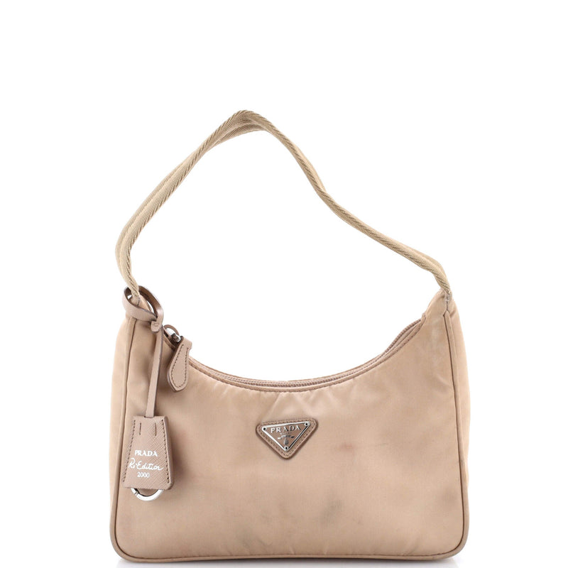 Prada Re-Edition Hobo Tessuto Mini