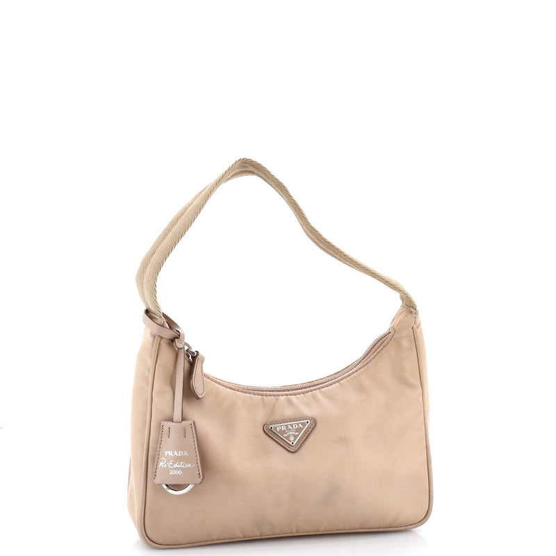 Prada Re-Edition Hobo Tessuto Mini