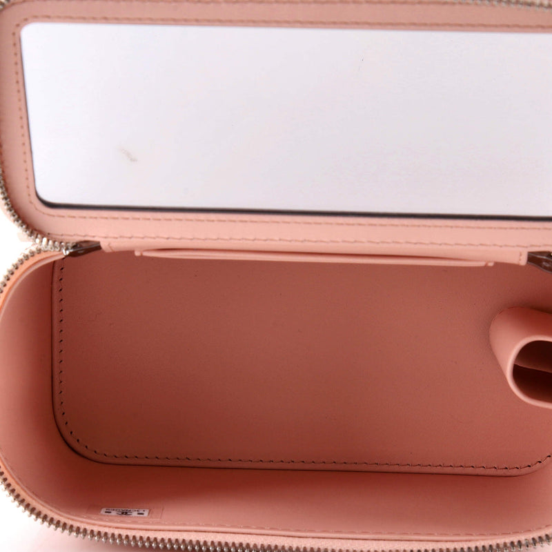Chanel Top Handle Vanity Case With Chain