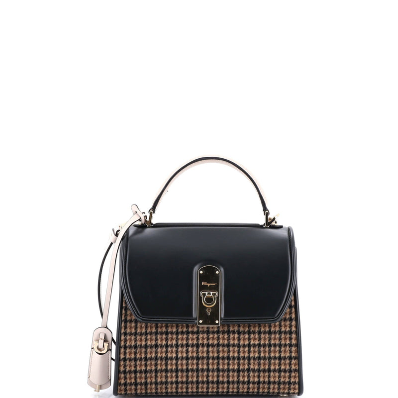 Salvatore Ferragamo Boxyz Top Handle Bag