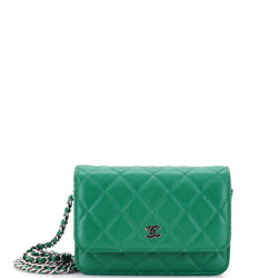 Chanel Wallet On Chain Quilted Caviar