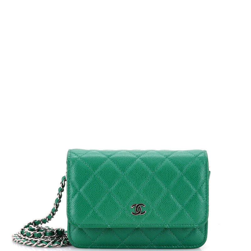 Chanel Wallet On Chain Quilted Caviar