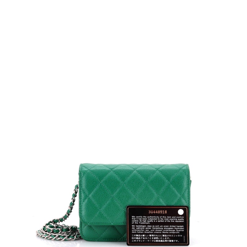 Chanel Wallet On Chain Quilted Caviar