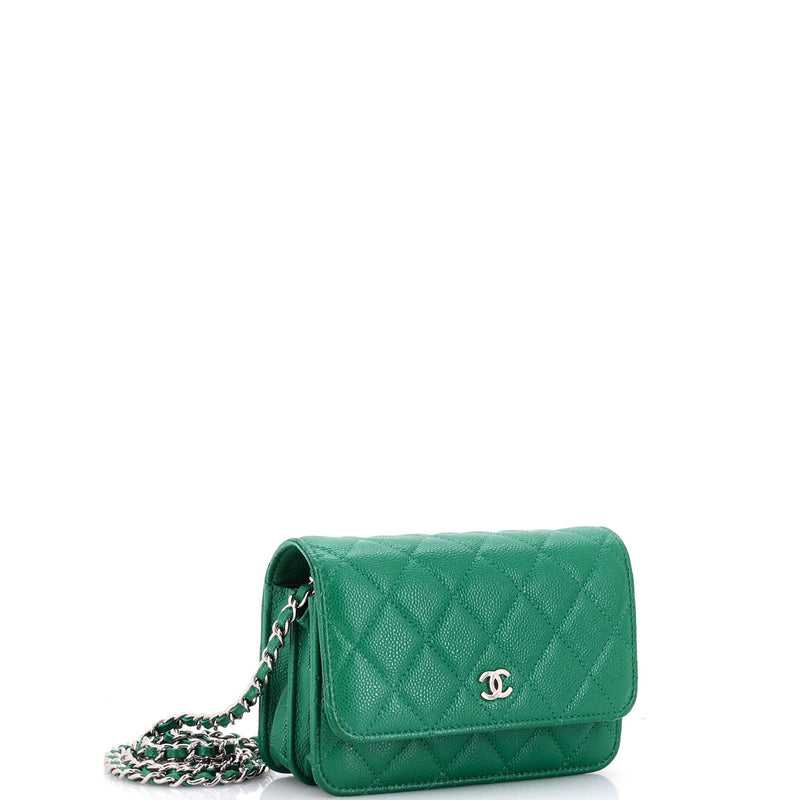Chanel Wallet On Chain Quilted Caviar