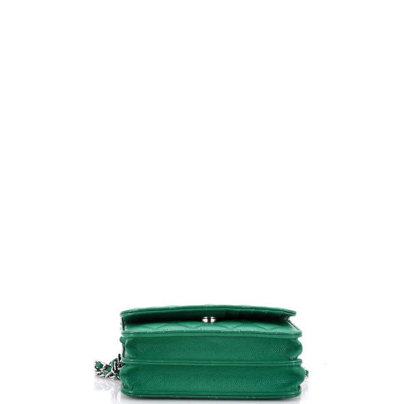 Chanel Wallet On Chain Quilted Caviar