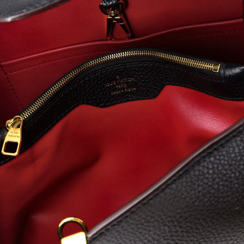 Louis Vuitton Capucines Bag Leather Mm