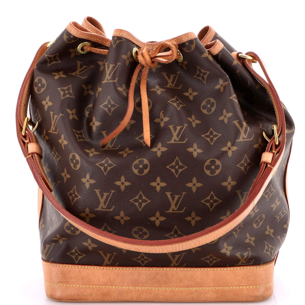 Louis Vuitton Noe Handbag Canvas Large