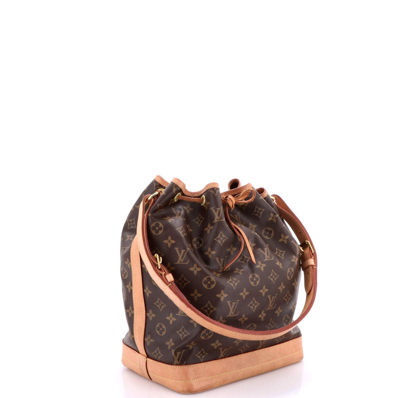 Louis Vuitton Noe Handbag Canvas Large