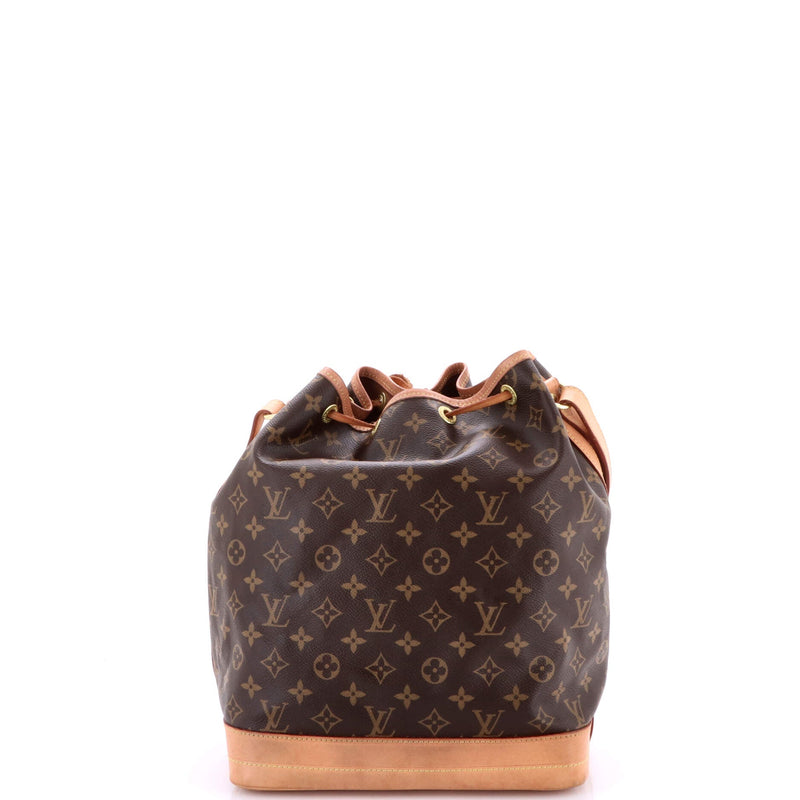 Louis Vuitton Noe Handbag Canvas Large