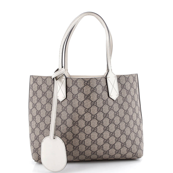 Gucci Reversible Tote Gg Print Leather