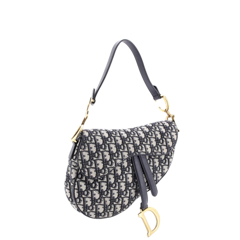 Christian Dior Saddle Handbag Oblique