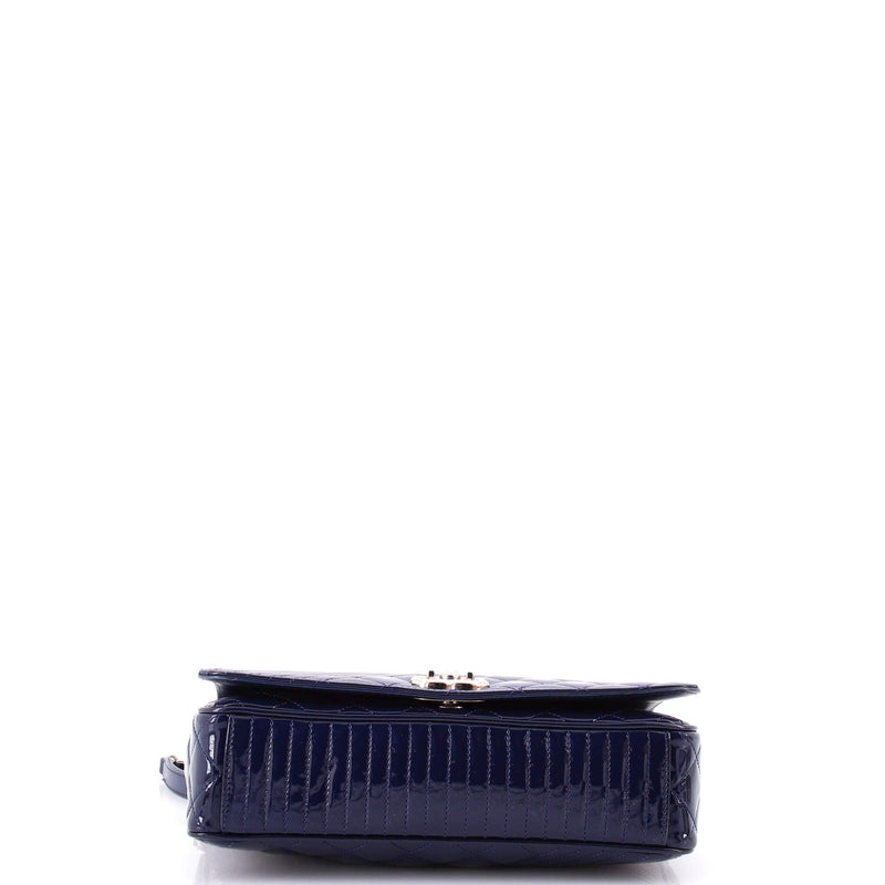 Chanel Coco Boy Flap Bag Quilted Patent