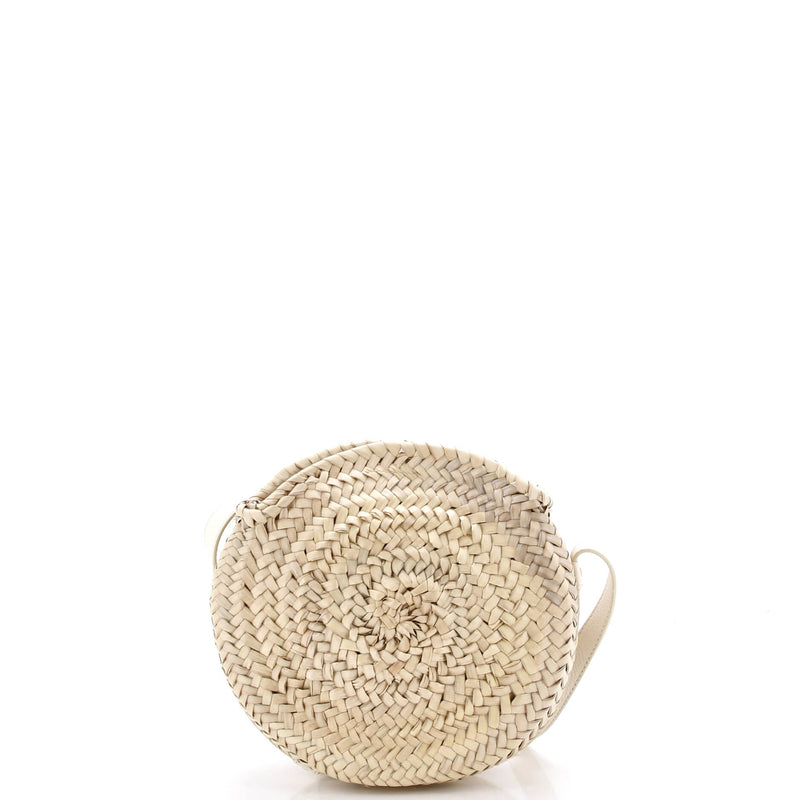 Chloe Marcie Basket Crossbody Bag Raffia