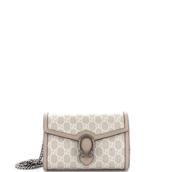 Gucci Dionysus Chain Wallet Gg Coated