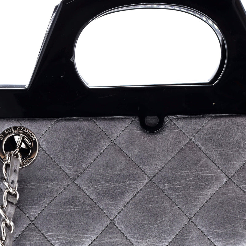 Chanel Cc Delivery Tote Quilted Glazed