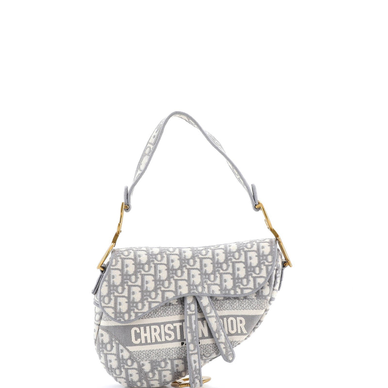 Christian Dior Saddle Handbag Logo