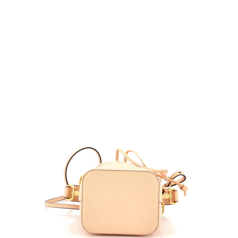 Fendi Logo Mon Tresor Bucket Bag Leather