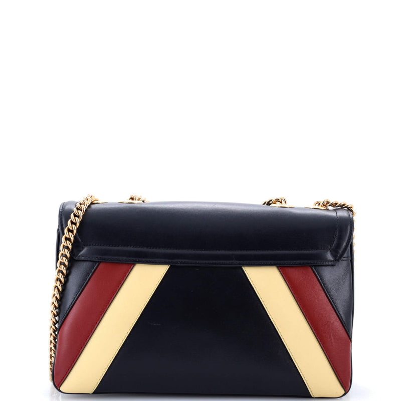 Gucci Rajah Chain Shoulder Bag Striped