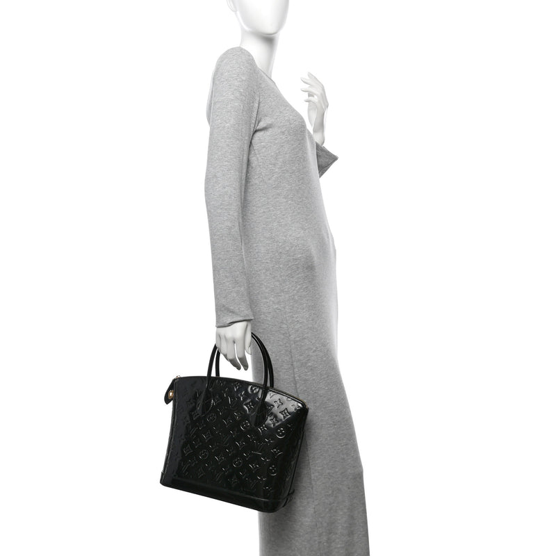 Louis Vuitton Vernis Lockit Pm Black