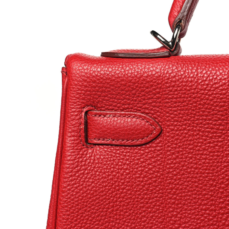 Hermes Togo Kelly Retourne 32 Rouge Vif