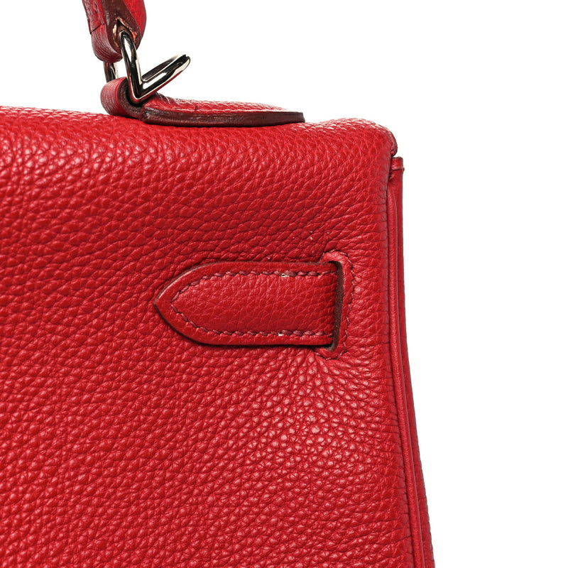 Hermes Togo Kelly Retourne 32 Rouge Vif