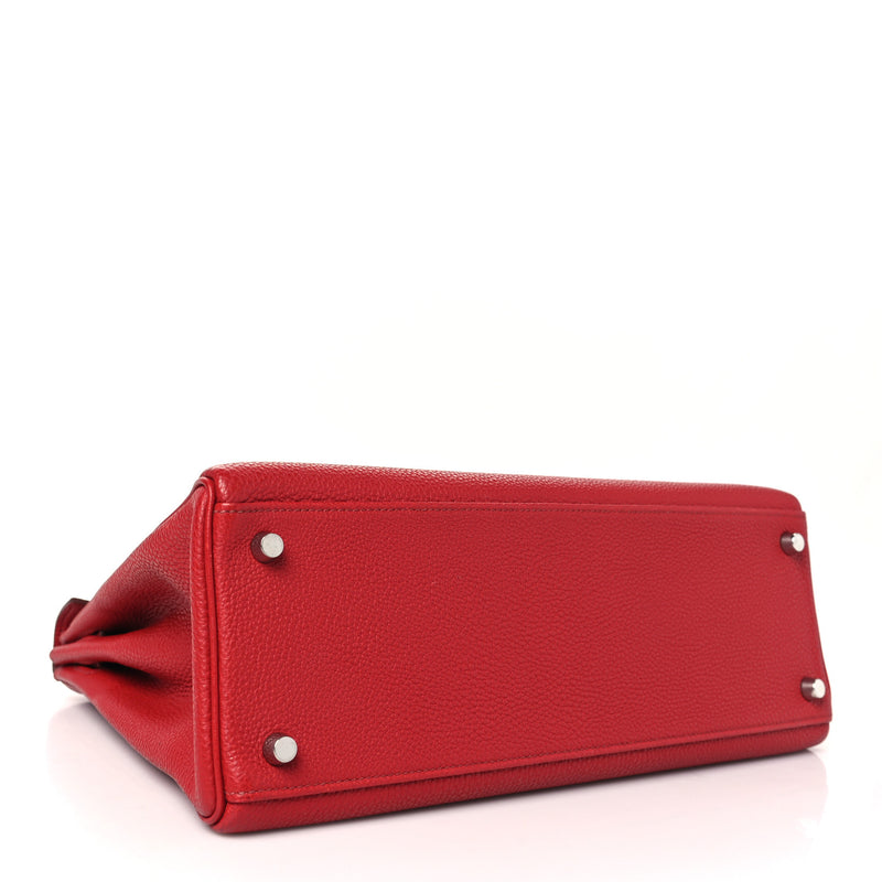 Hermes Togo Kelly Retourne 32 Rouge Vif