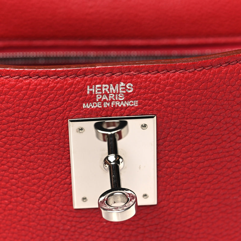 Hermes Togo Kelly Retourne 32 Rouge Vif