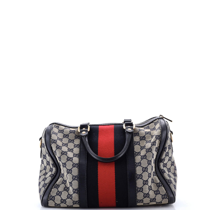 Vintage Web Boston Bag Gg Canvas Medium