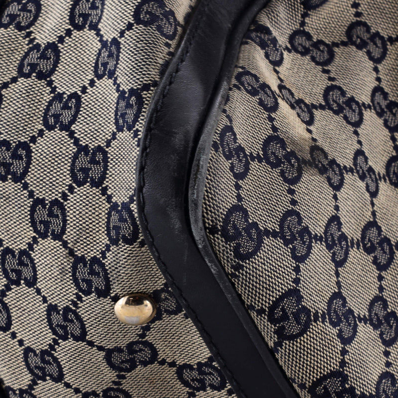 Vintage Web Boston Bag Gg Canvas Medium