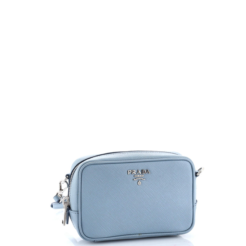 Camera Shoulder Bag Saffiano Leather