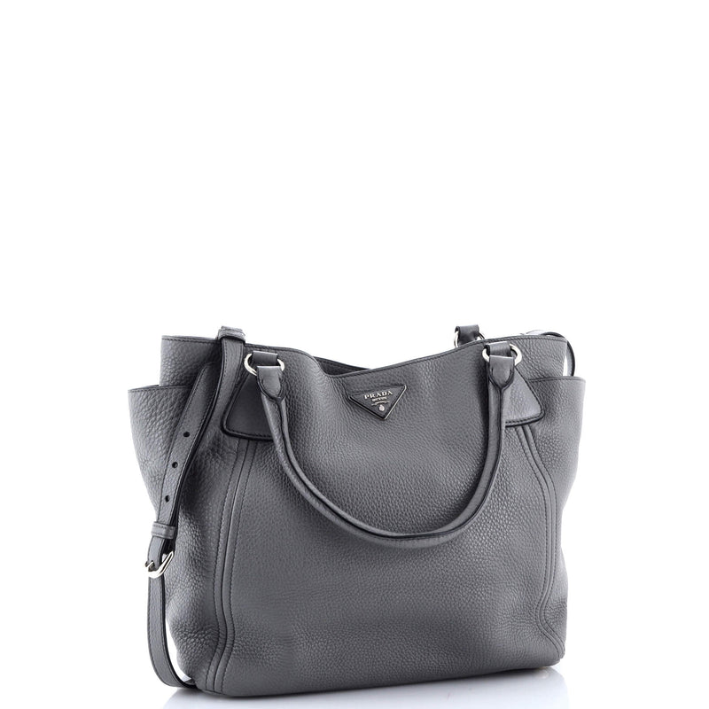 Side Pocket Convertible Tote Vitello